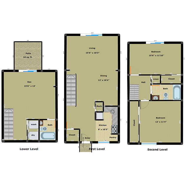 2 bedroom 2 bath floor plans one bedroom bathroom floor plan of cloisters townhouses with den townhouses for rent in henrico va are different from 2 bedroom 2 bath floor plans one bedroom bathroom floor plan of cloisters townhouses with den townhouses for rent in henrico va are different from